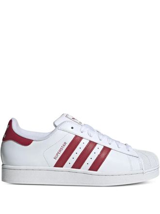 adidas Superstar gestreepte low-top sneakers - Wit