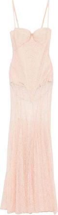 Elisabetta Franchi Lace Maxi Dress