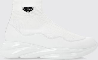 Philipp Plein Sneakers alte slip-on con design a calza e inserti in pelle