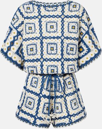Alemais Al&eacute;mais Dolly crochet cotton romper