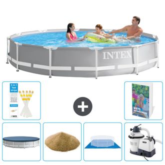 Intex Piscina Prism Frame Redonda - 366x76 Cm - 7-piezas S158