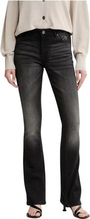 Fracomina Bella Jeans - Dames - Bootcut Jeans - Zwart - W27 - Katoen - Jeans