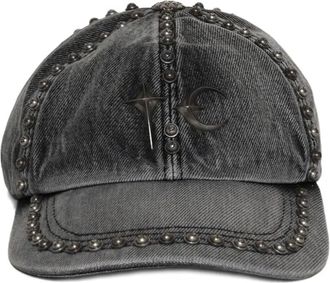 Thug Club Honkbalpet verfraaid met studs - Grijs