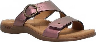 Taos Womens Westside Sandal In Violet Metalic