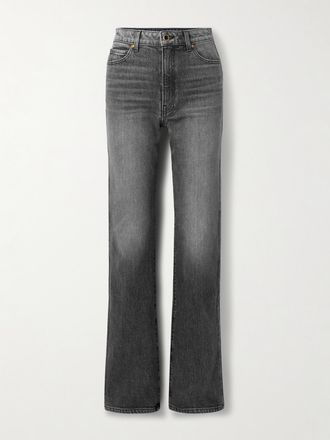 Khaite Jeans Slim-fit A Vita Alta Danielle Stretch - Grigio