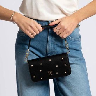 Nikkie crossbody tas Abby Pearl zwart