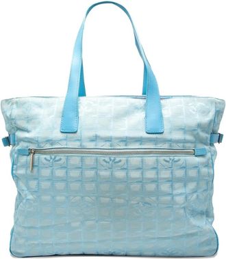 Chanel 2002-2003 New Travel Line Nylon tote bag - Blauw