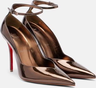 Christian Louboutin Erozee 100 patent leather pumps