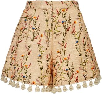 La DoubleJ Luchtige Katoenen Beach Shorts - Dames - Bermuda - Beige - S - Katoen - Korte Broeken