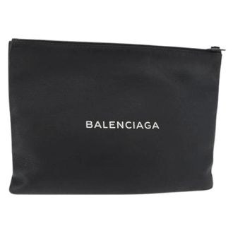 Balenciaga Pre-owned Clutches, female, Black, Size: ONE SIZE Pre-owned Clutch Bag