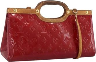 Louis Vuitton Pre-owned Handbags, female, Red, Size: ONE SIZE Pre-owned Vintage Patent Leather Hand Bag