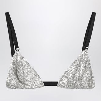 Dolce & Gabbana Crystal mesh bra in crystal