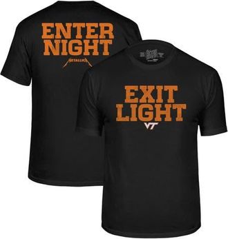 Retro Brand Mens Original Retro Brand Black Virginia Tech Hokies Metallica Retro T-Shirt at Nordstrom, Size Small