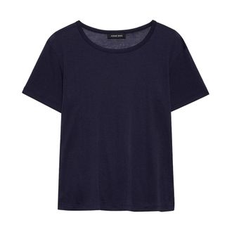 Anine Bing T-Shirts, female, Blue, Size: XS Sylvie T-shirt