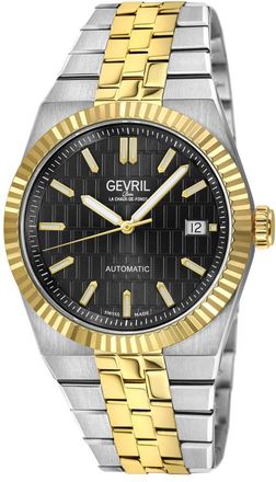 Gevril Group Pier 17 Automatic Black Dial Mens Watch 46403B