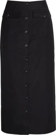 Reformation button-up skirt - Black