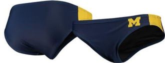 Foco Womens FOCO Navy Michigan Wolverines Wordmark Bikini Bottom at Nordstrom, Size Large