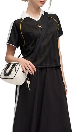 Puma T7 Relaxed Jersey in Puma Black at Nordstrom, Size X-Small