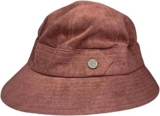Givenchy Pre-owned Katoenen Hoed - unisex - Vintage Accessoires - Rood - ONE Size - Katoen - Vintage