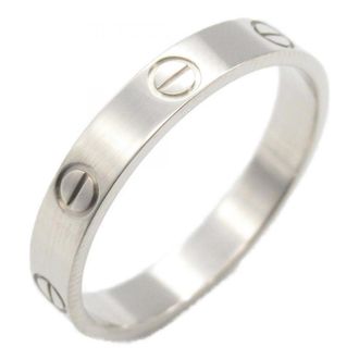 Cartier Silver White Gold (18K) Band Ring (Pre-Owned)