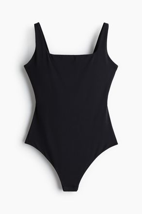 H&M Light Shape Mikrofaser-Body - Schwarz