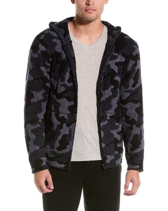 Barefoot Dreams Cozychic Camo Zip-Up Hoodie