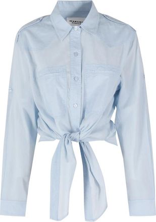 Isabel Marant Shirts, female, Blue, Size: XS Valiane Shirt