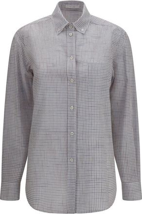 The Row Multicolor Cotton Pattern Womens Shirt