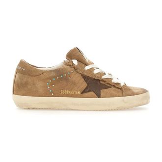 Golden Goose Sneakers, female, Brown, Size: 10 US Superstar Classic with list