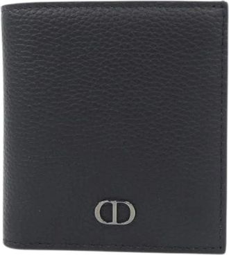 Dior Pre-owned Wallets, male, Black, Size: ONE SIZE Pre-owned Leather Wallet