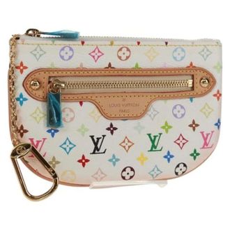 Louis Vuitton Pochette in Tela Pre-owned - - Pre-owned - Donna - Bianco - ONE SIZE