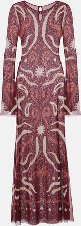 Cala de la Cruz Amay printed maxi dress
