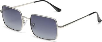 Generic Men Polarized Driving Sunglasses Outdoor Women Vacation Sun Glasses(Silver)