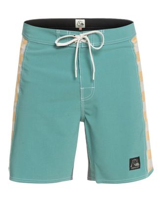 Quiksilver Boardshorts QUIKSILVER Original Arch 18, Herren, Gr. 33(M/L), blau (brittany blau), Obermaterial: 46% Microfaser, 40% Microfaser, 8% Elasthan, 6% Walk