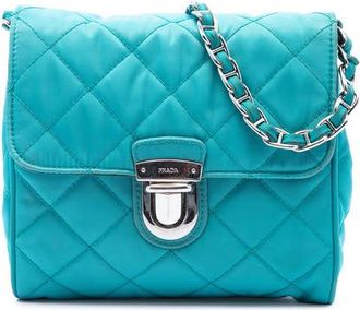 Prada Pre-owned Prada Impuntu Tessuto Chain Crossbody Ladies OUAEFGABC423ITKB