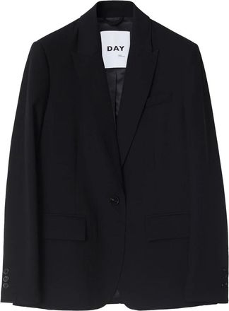 Day Birger Et Mikkelsen Klassieke Gabardine Blazer - Dames - Blazers - Zwart - M - Jassen