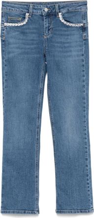 Liu Jo Jeans con cristalli - Blu