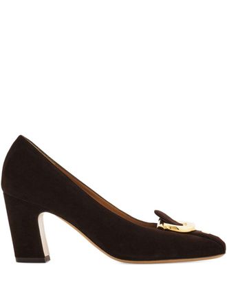 Ferragamo Leren pumps van Ferragamo