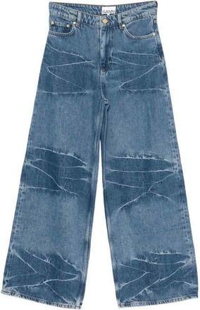 Ganni Soft Rigid Denim Marri Mid Blue Vintage
