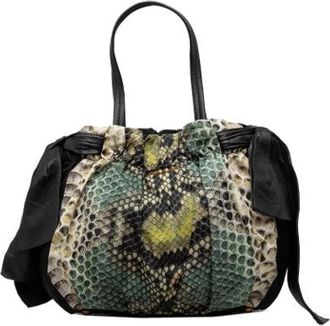 Prada Pre-owned Vintage Satchel - Dames - Vintage Handtas - Veelkleurig - ONE Size - Leer - Vintage