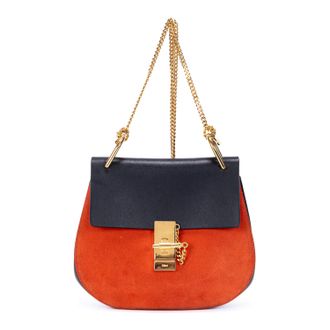 Chlo&eacute; Small Bicolor Drew Small Schoudertas