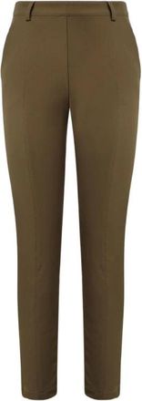 Pinko Slim-fit Broeken - Dames - Slim Fit Broeken - Groen - S - Broeken