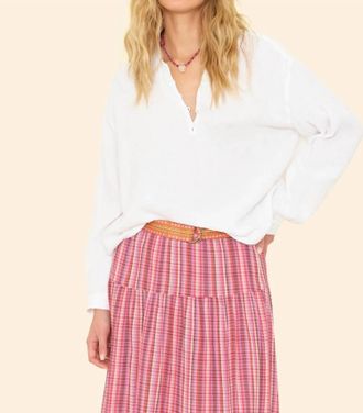 Xirena Cara Long Sleeve Top In White
