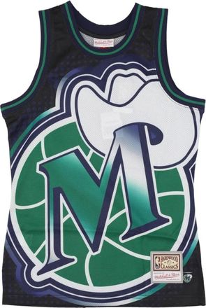 Mitchell & Ness NBA Big Face Basketball Tank Top - Heren - Fitness - Veelkleurig - L - Polyester - Fitness