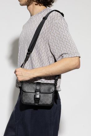 Coach Shoulder Bag LEAGUE CROSSBODY, Mens, Black