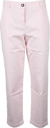 Semicouture Broeken - Dames - Vrijetijds broeken - Roze - W26 - Katoen - Broeken