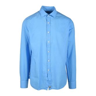 Sonrisa Hombre, Camisas, Azul, Talla: 3XL