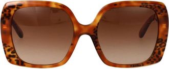 Dolce & Gabbana Stijlvolle zonnebril met model 0Dg 4475 - Dames - Zonnebrillen - Bruin - 56 MM - Accessoires