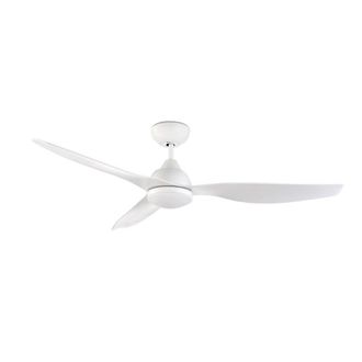Netlighting Nepal 3 Blade 132cm Ceiling Fan with LED Light Bright White