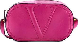 Valentino Garavani VLogo Walk leren crossbodytas - Roze